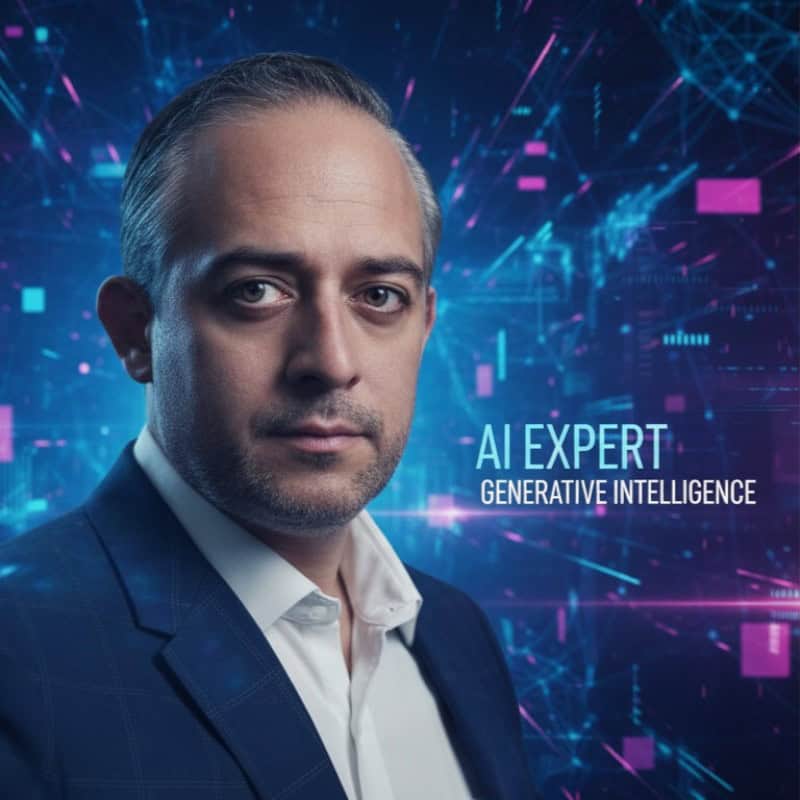 Author portrait: Dr. Agustín Rosa, executive communication expert