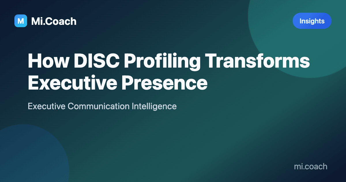 Cover image for related article: How DISC Profiling Transforms Executive Presence